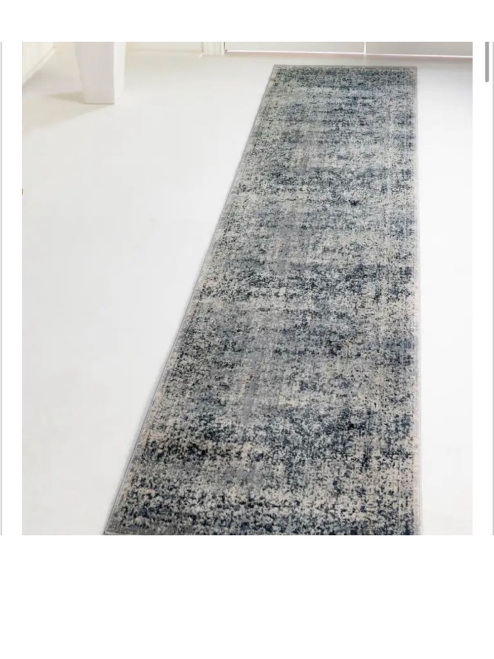 Blue-Gray Runner Rug - Home Accents
